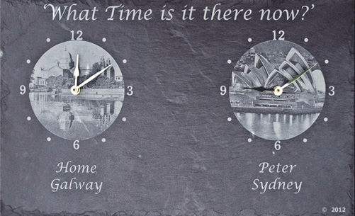 Irish Mammy Slate Clock
