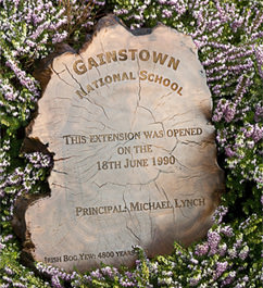 Engraved Irish Yew